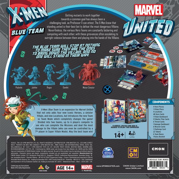 Product Image for  Marvel United: X-Men Blue Team
