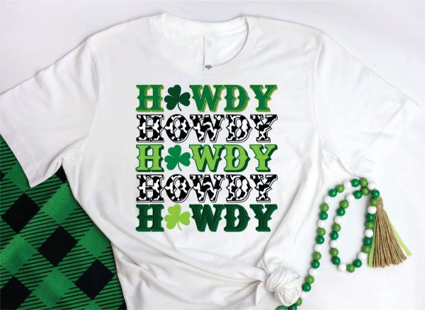 Product Image for  Howdy- Short Sleeve Shirt- St. Patrick’s Day
