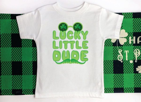 Product Image for  Lucky Little Dude- Short Sleeve Shirt- St. Patrick’s