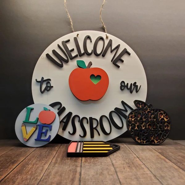 Product Image for  Interchangeable Classroom Sign