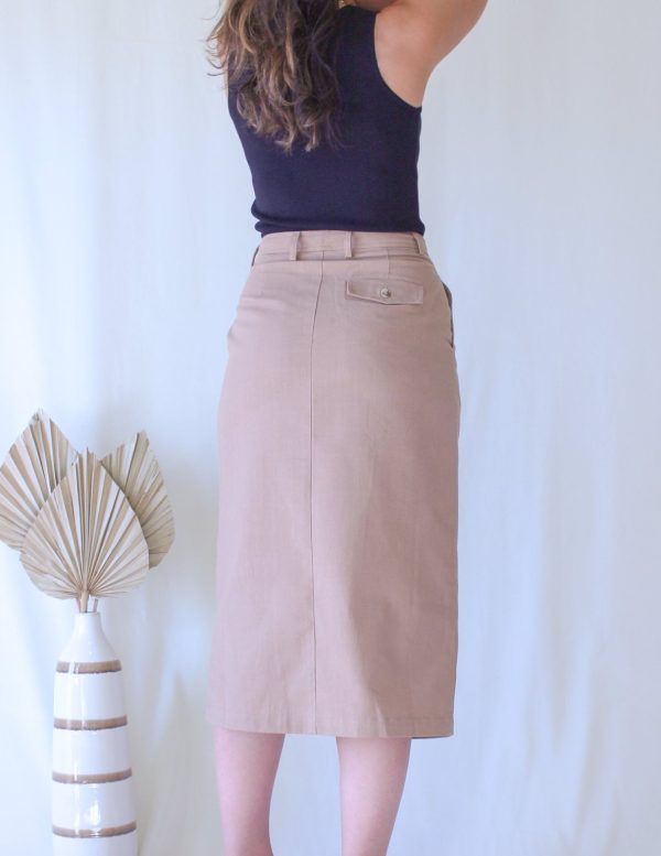 Product Image for  Taupe Pleated Skirt