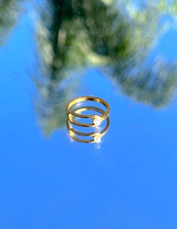 Product Image for  Gold Pearl Ring