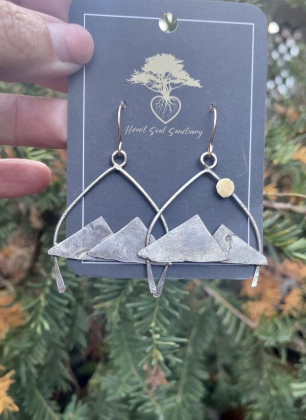 Product Image for  Mountain and Moon earrings