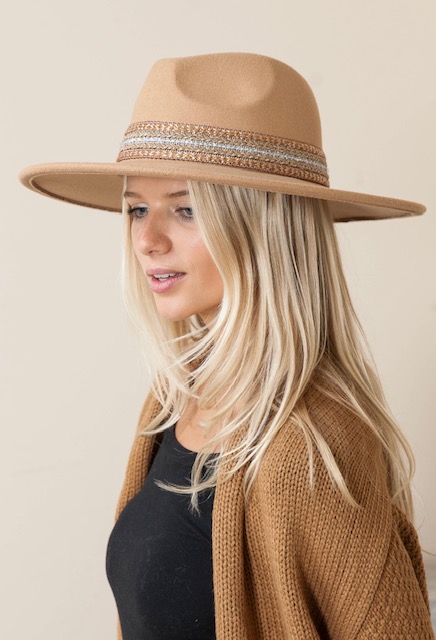 In The Nude Wide Brim Hat - Shop Greater Modesto