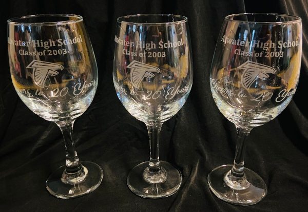 Product Image for  Personalized Wine Glasses