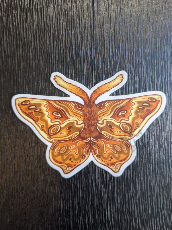 Product Image for  Golden Moth Vinyl Sticker
