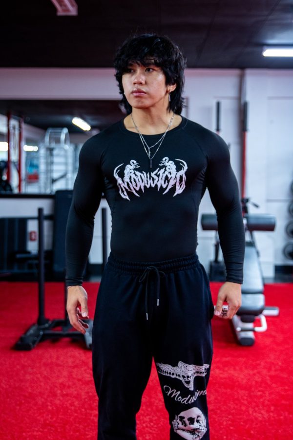 Product Image for  “Deadly” Compression Long Sleeve T-Shirt Black