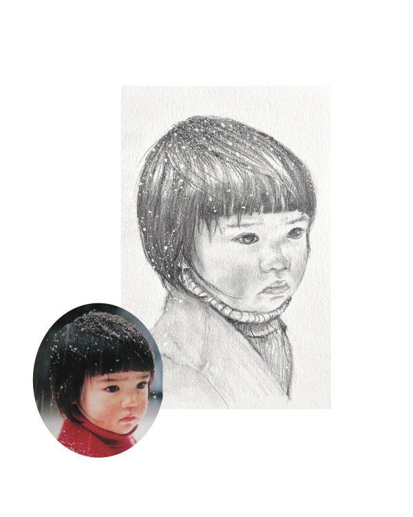 Product Image for  Custom Hand Drawn Portrait, Graphite Drawing from Photo, Pencil Art Drawing from Photo custom made drawings, hand drawn portraits, custom pencil drawing, drawing from a photo, gift idea,pencil drawing