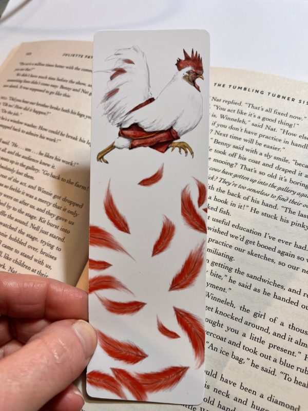 Product Image for  Chicken Pants Bookmark Cottage Core Farm Life Whimsical Chicken