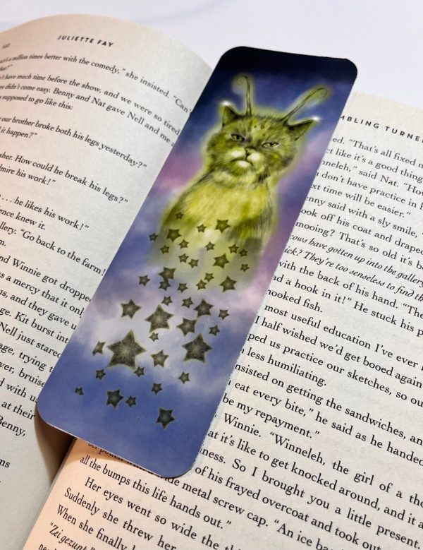 Product Image for  Alien Kitty Bookmark Whimsical Extraterrestrial Charm Book Lovers