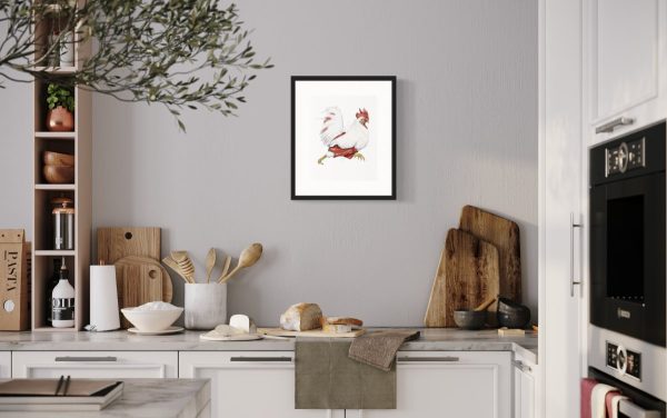 Product Image for  Chicken Pants Print Cottage Core Farm Life Whimsical Chicken