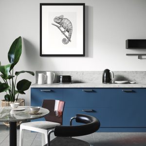 Product Image for  Realistic Pencil Iguana Drawing Print iguana Gifts reptile lover