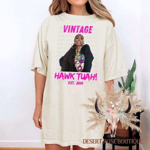 Product Image for  Vintage Hawk Tuah Tee