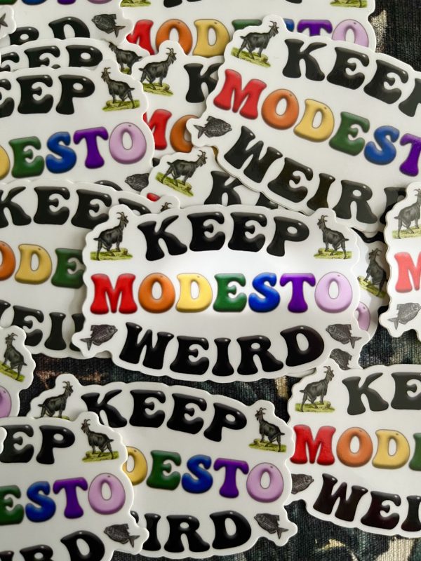 Product Image for  Keep Modesto Weird 2X3 Sticker