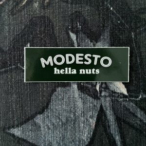 Product Image for  Modesto: Hella Nuts 3” Sticker