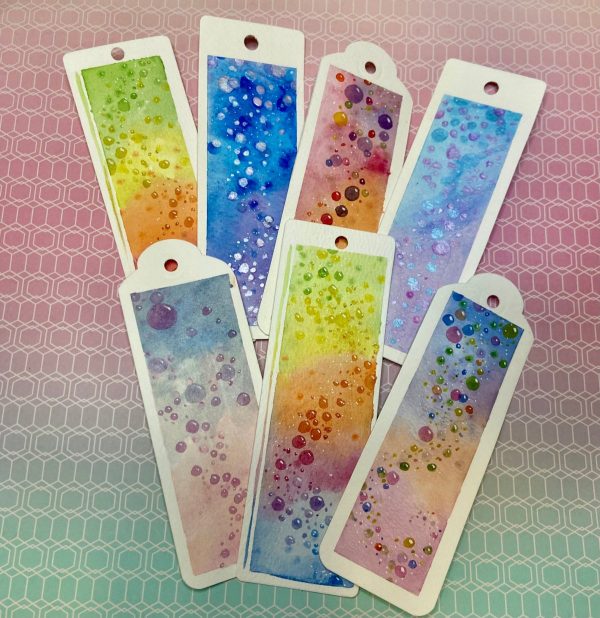 Product Image for  Hand painted Bubbles Bookmark Whimsical Charm Book Lovers