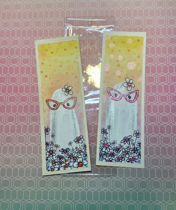 Product Image for  Hand-painted Ghost Glasses Bookmark Whimsical Charm Book Lovers