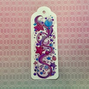 Product Image for  Hand Painted Moon & Stars Bookmark, stars, unique, Book Lovers