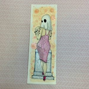 Product Image for  Hand painted ghost bookmark, spooky theme, halloween theme, fun book lovers gift