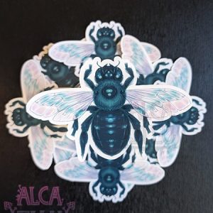 Product Image for  Carpenter Bee – Black Bee – 3″ Vinyl Sticker