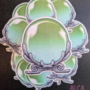 Product Image for  Crystal Ball Sticker – Clear Vinyl Sticker