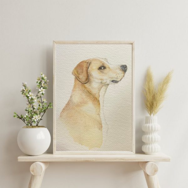 Product Image for  Watercolor Pet Portrait Custom Painting Animal , Dog Portrait from Photo, Cat Portrait from Photo, Pet Memorial Gift, Pet Loss, Pet Memorial