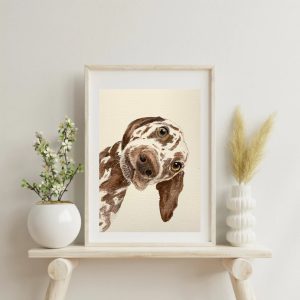 Product Image for  Watercolor Pet Portrait Custom Painting Animal , Dog Portrait from Photo, Cat Portrait from Photo, Pet Memorial Gift, Pet Loss, Pet Memorial