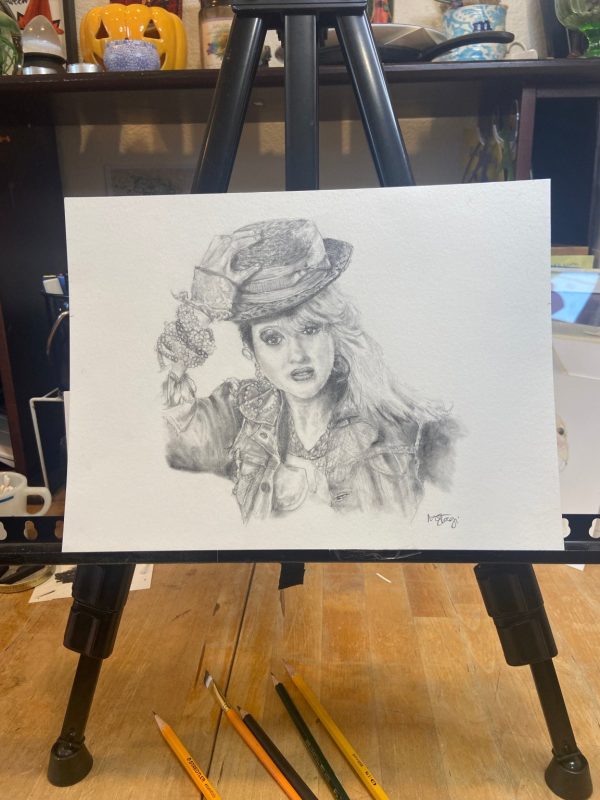 Product Image for  ORIGINAL- Pencil portrait fan art of Cyndi Lauper