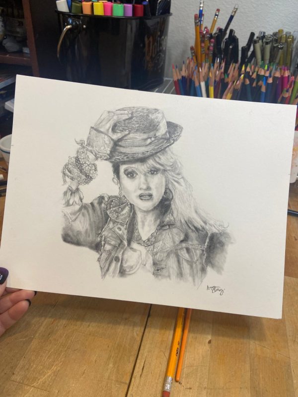 Product Image for  ORIGINAL- Pencil portrait fan art of Cyndi Lauper