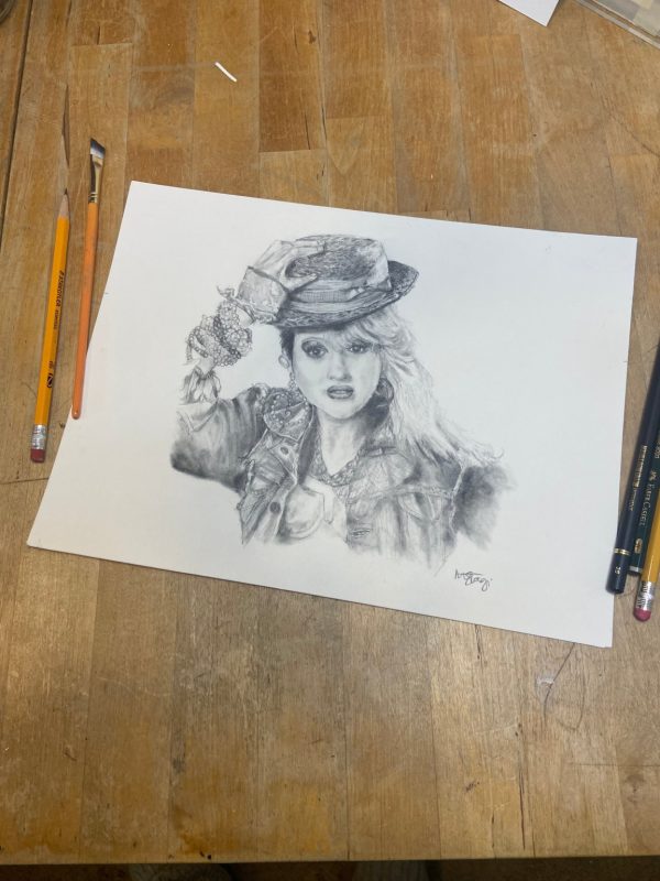 Product Image for  ORIGINAL- Pencil portrait fan art of Cyndi Lauper