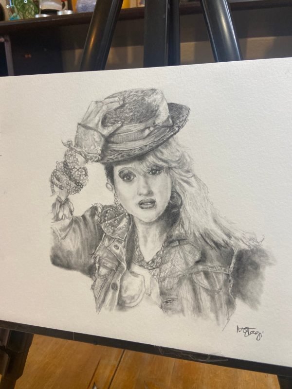 Product Image for  ORIGINAL- Pencil portrait fan art of Cyndi Lauper