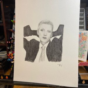 Product Image for  ORIGINAL- Pencil portrait fan art of Annie Lennox